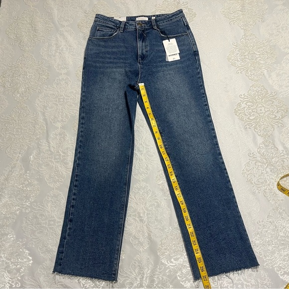 A loves A Straight Leg High Rise Jean NWT Medium Wash Size 29 - Picture 6 of 10